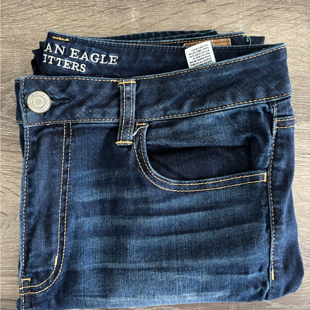 American Eagle Outfitters Dark Blue Skinny Jeans